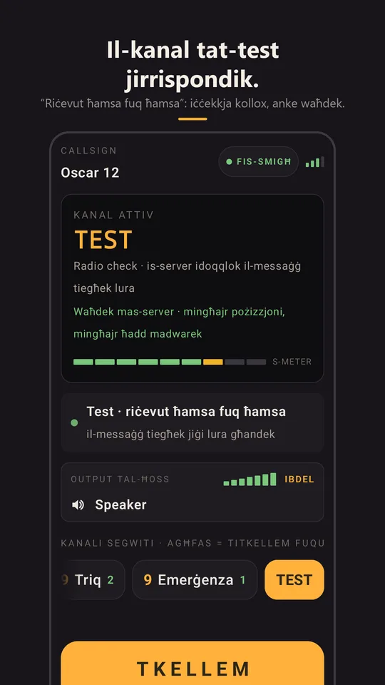 Ir-radio check li jwieġeb riċevut ħamsa fuq ħamsa